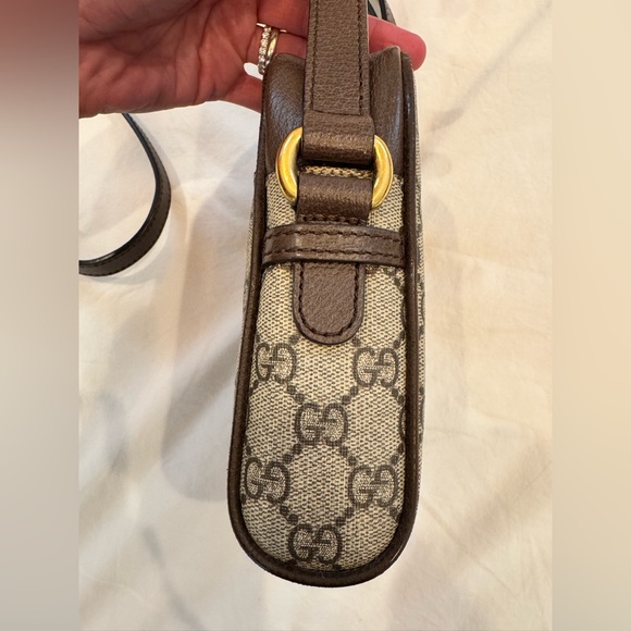 Gucci GG Supreme Mini Ophidia Messenger Crossbody Bag | Excellent Condition - Picture 6 of 17